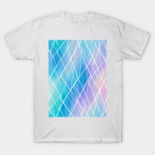 Pastel Membrane - Abstract Geometric Pattern T-Shirt